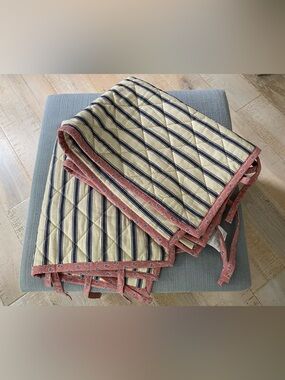 Chaps Ticking Pillow Sham Set of 2 Standard Size